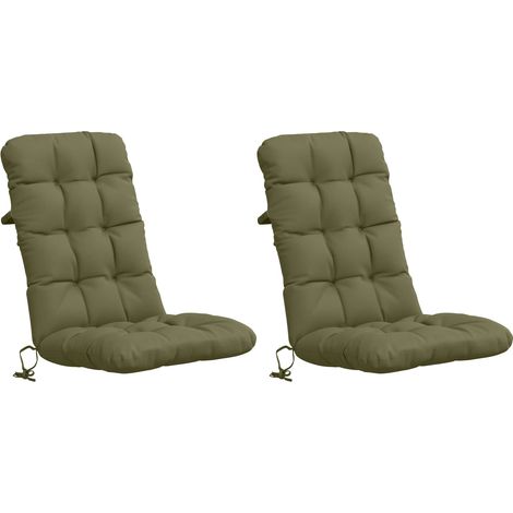 Cojines para Sillas de Respaldo Alto en 2 Piezas VIANEN 2 pcs vidaXL (1/5)