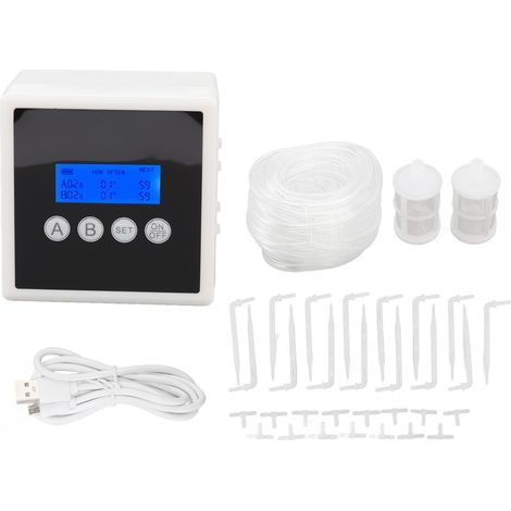 3W Smart Watering Device, Timer Irrigation System, Automatic Drip Irrigation for Balcony, 10 Meters, 15 Pots (1/5)