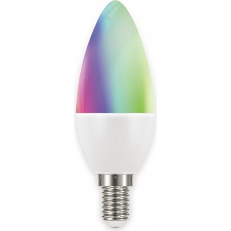 TINT LED-Lampe MüLLER LICHT E14, 4.9 W, 470 lm, EEK G, Kerze, RGB (1/5)
