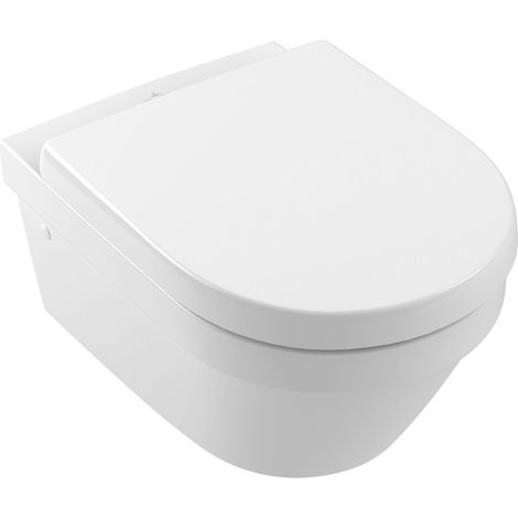 Architectura Vaso senza brida a fondo cavo + sedile in Duroplast, fissaggio nascosto (4694R001-Classic) (1/5)