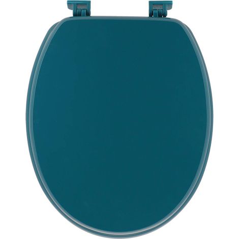 Wc-deckel mdf 18 zoll kunststoffbefestigungen - tahiti-blau - Tendance