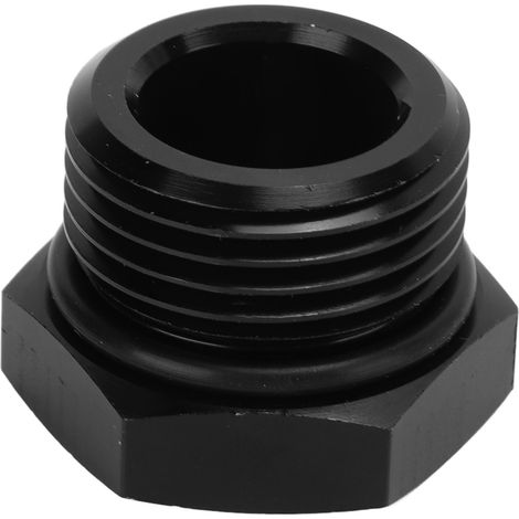 Raccord bouchon obturateur mâle hexagonal acier universel 4000PSI noir pour véhicule AN12 (1/5)