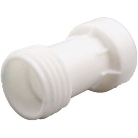 Zubehör für IBC-Tanks, IBC-Adapter S60 x 6, Verlängerungsstück, Zubehör für IBC-Container, gerades Grobgewinde S60 x 6 auf Grobgewinde S60 x 6, mit PVC-Dichtung.