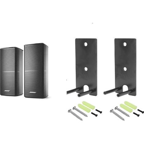 Support mural pour enceintes Bose Lifestyle 650 et Surround Speakers 700 Acier durable Installation sécurisée 1 paire (1/5)