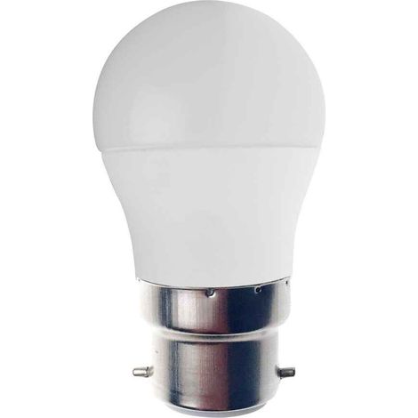 Ampoule LED SMD, Sphère P45, 6W / 490lm, culot B22 (France), 3000K