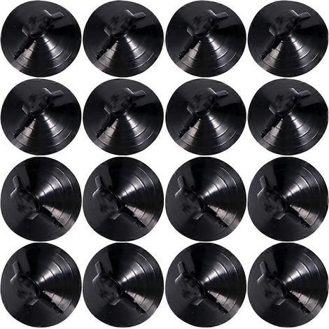 40 ventouses pour pare-soleil de pare-brise, support à ventouses adhésives puissantes-4.50X4.50X4.50CM-Black (1/4)