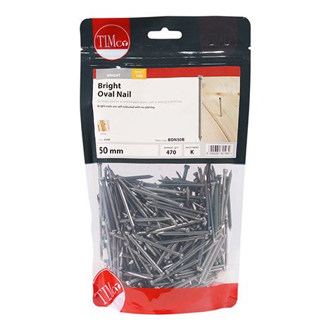 TIMCO Oval Nails Bright - 50mm