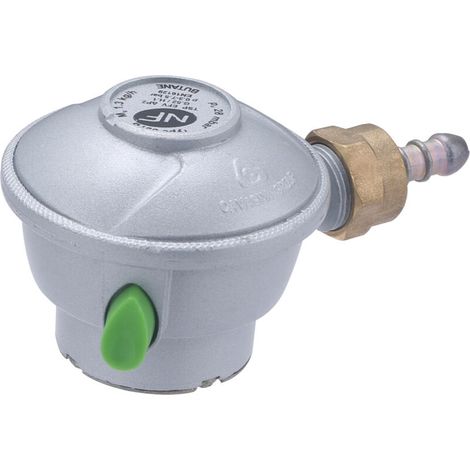 – Détendeur gaz butane QUICK ON 20 mm – Débit 1.3 kg/h à 28 mbar – Norme NF gaz EN 12864 – Sécurité anti-arrachement (1/5)