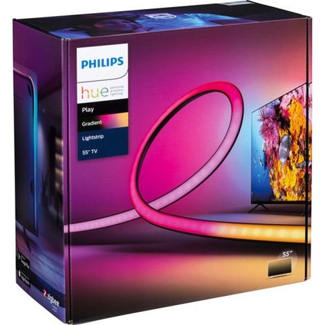 Philips Hue White and Color ambiance 8718699784751 Smart Lighting Intelligenter Leuchtstreifen Schwarz 20 W