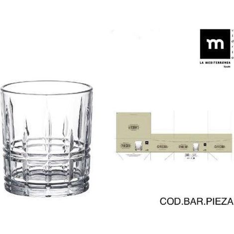 31 cls vaso cristal vintage tallado canverra lamediterranea - caja 6 unidades