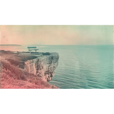 Papier peint paysage vue sur locean - 150 x 250 cm (1/2)