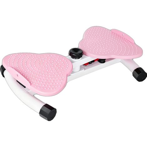Giro de cintura, pedales dobles, cuerdas de estabilidad, rosa (1/2)