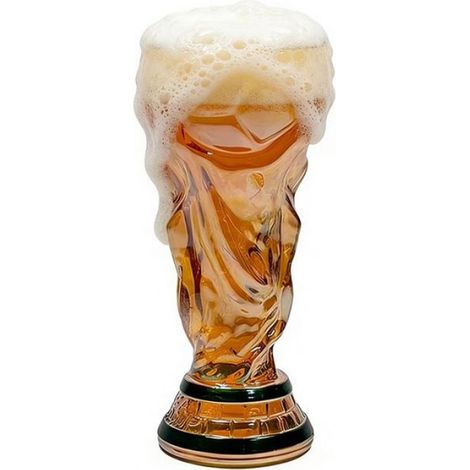 Chope à bière sur le thème de la Coupe du Monde 2026, 500 ml,cadeau élégant pour les amateurs de football, transparente,1pc. (1/5)