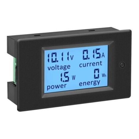 Voltmetre Amperemetre 12V Testeur Indicateur Tension Courant Puissance énergie Numerique DC 6.5-100V 100A Volt Ampere Watt Multimètre LCD Afficher Panneau,DEBUNS (1/4)