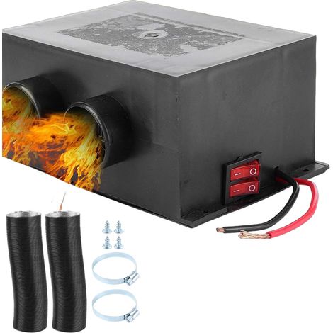 Autoheizung, 12 V, 600 W, 2 Lüftungsöffnungen, tragbar, für den Winter, schnelles Aufheizen, Frostentfernung, leise, universell einsetzbar
