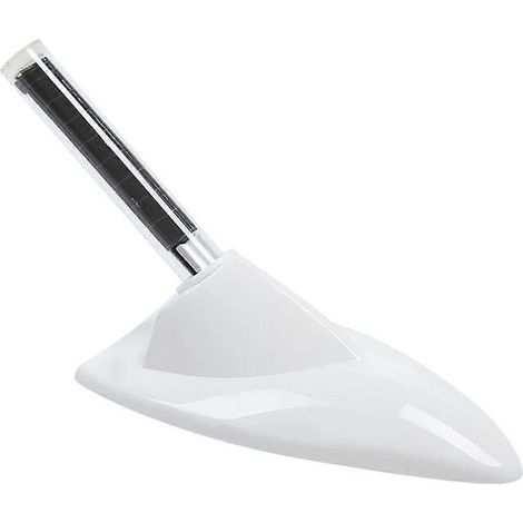 Aileron de requin solaire pour voiture avec feux de signalisation d'antenne à LED, feux arrière de toit avec lumières colorées (1/5)
