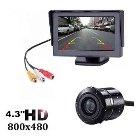 Fitags – Kit de caméra de recul filaire HD étanche IP68 – Moniteur LCD 4,3 pouces – Vision nocturne 170° – Portée jusqu'à 30m (1/4)
