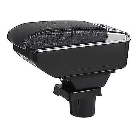 Convient pour l'intérieur de l'accoudoir de la Mini Cooper Coupé, avec boîte de rangement, porte-gobelet et cendrier (noir avec noir) (1/5)