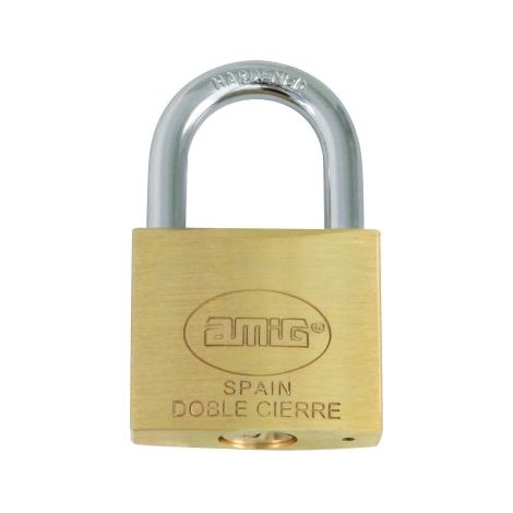 CANDADO 2-45 LATON MATE (S) - AMIG