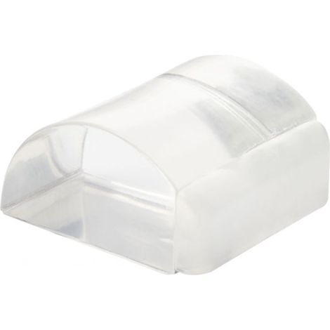 WAGNER Fermaporta CLEAR - 38 x 34 x 20 mm I Fermaporta a pavimento da incollare I Corpo in plastica pregiata, protezione paracolpi in gomma termostatica - 15502611 (1/5)