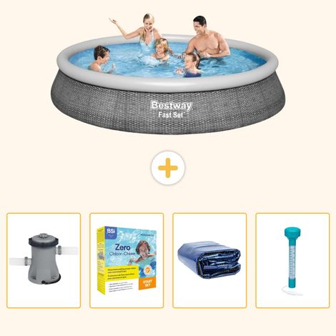 Bestway Bestway Fast Set Ronde - 396x84 cm - 5-pièces S184 (1/5)