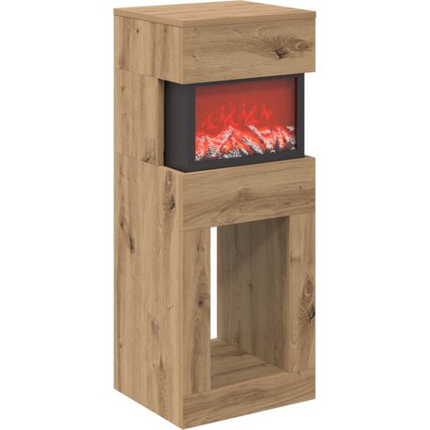 Elektrokamin Artisan-Eiche 35 x 30 x 86 cm Holzwerkstoff vidaXL (1/5)