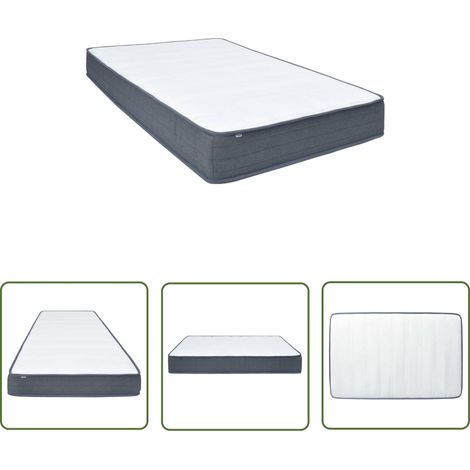 INLIFE Matelas de sommier tapissier 200x140x20 cm (1/5)