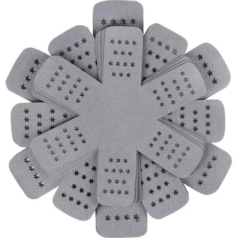 Protections de poêles en feutre, lot de 12, empilables, épaisses, 3 tailles différentes, pour poêles, casseroles et bols (gris) (1/5)