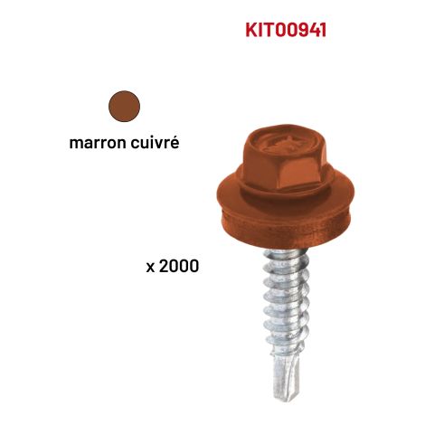 2000 VCAC 4,8x25 marron cuivré