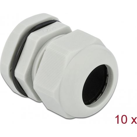 Delock Prensacables PG25 10 piezas blanco