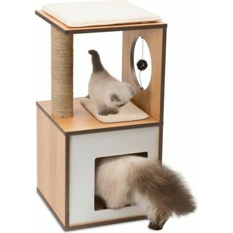 Catit vesper box pequeño, nogal (1/3)
