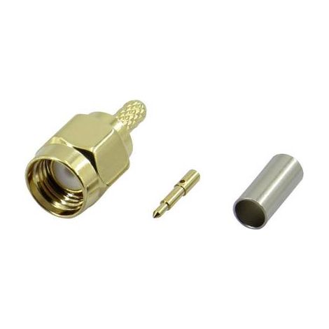 Connecteur SMA mâle droit 50 Ω Tru Components SMA-JC-RG174-1 1 pcs. S864171 (1/2)