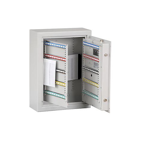 Caja de caudales para llaves gris luminoso listones de