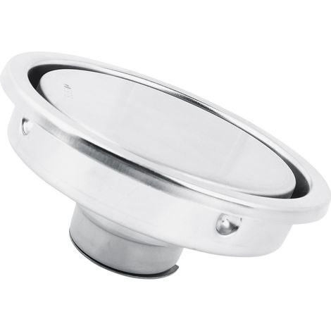 Rejilla de suelo redonda con filtro antiolor fabricada en acero inoxidable 304 para baño, cocina y uso doméstico – 109 mm – incluye tapa, filtro, inserto y marco. (1/5)