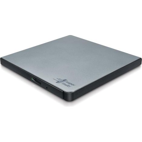 LG/HITACHI MAST. DVD ESTERNO GP57ES40 ULTRASLIM USB2.0 SILVER (1/5)