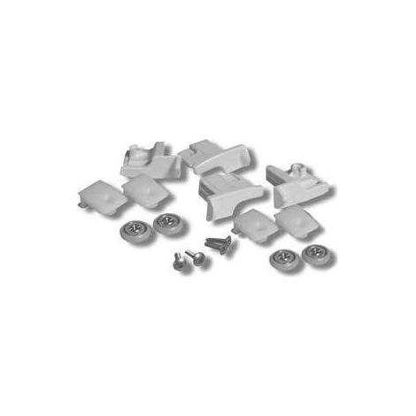 paquete de rodamientos + mamparas de ducha Novellini Star R07STAN2 | Gris