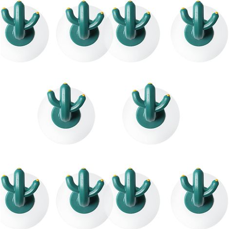 Crochets pour serviettes muraux autocollants10 patere murale adhesive crochet autocollant salle de bain 10 pièces (1/5)