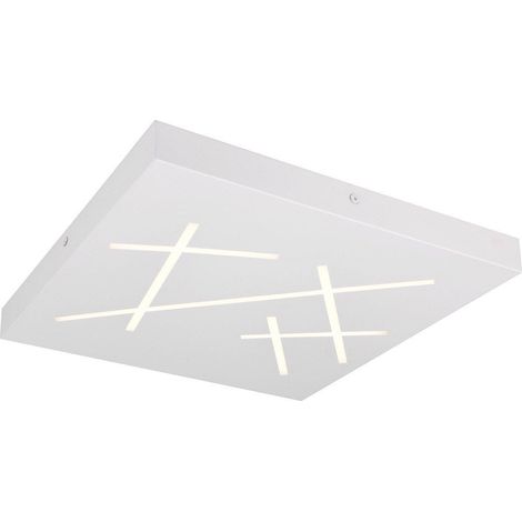 Plafoniera LED Trio Snip metallo bianco L 50 cm 24 W luce calda dimmerabile per soggiorno 2750 lm rif. 630810131 (1/3)