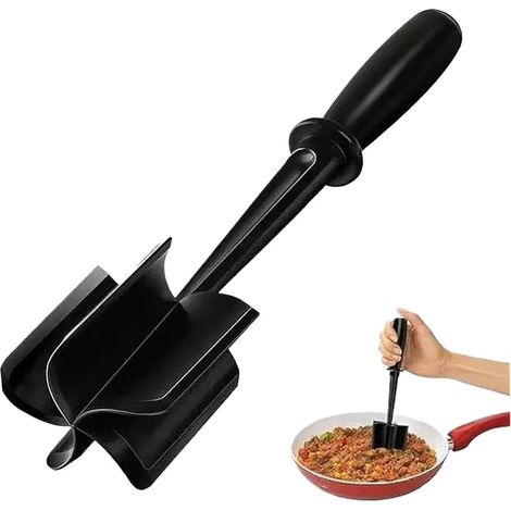 Presse-viande à bœuf haché Ustensile Antiadhésif Résistant aux Taches Outil de Presse pour Viande Hachée pour Légumes Pommes de Terre Dinde Riz Cuisine Pique-nique Cuisson Broyage (1/5)