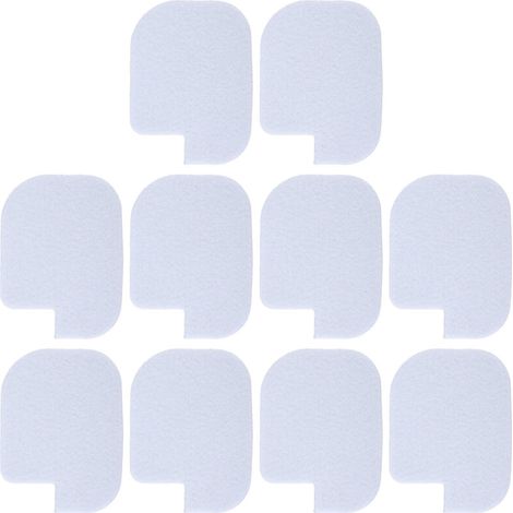 Confezione da 10 filtri aria universali per motosega - Ricambio 530057925 Compatibile con modelli simili -Crezuo