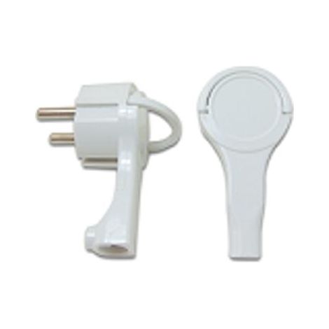 ORION91 CLAVIJA EXTRAPLANA SCHUKO 16A BLANCO SpazioLuzio Elec BL.1