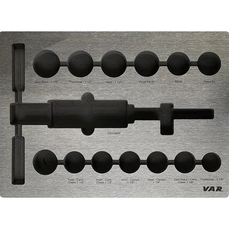 Bandeja organizadora Var vacd03600 espuma EVA 50x25 cm