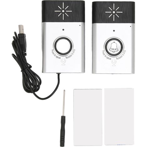 Sonnette interphone bidirectionnelle sans fil 467 MHz pour la sécurité de la maison-AquaForge