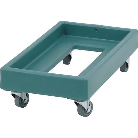 Chariot Camdolly cageots et caisses - 41 x 74.5 x 21.5 cm - Bleu Ardoise - Cambro