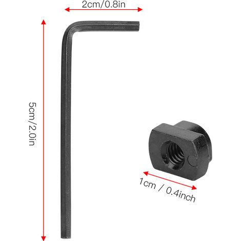 10 pièces vis et écrous en acier inoxydable pour rails M-Lok, ensemble de rechange durable (1/5)