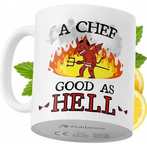 Lustige Tasse für Köche – Kaffee- oder Teetasse mit witzigem Textdesign – ideal für Geburtstage, Namenstage, Feiertage und besondere Anlässe. Hochwertige Tasse für Zuhause, Büro und Arbeit. Farbe: Wei