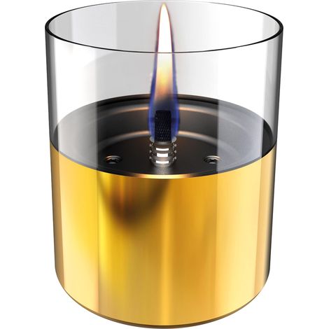 Candela da tavolo ricaricabile Lilly 10 Oro Tenderflame (1/3)
