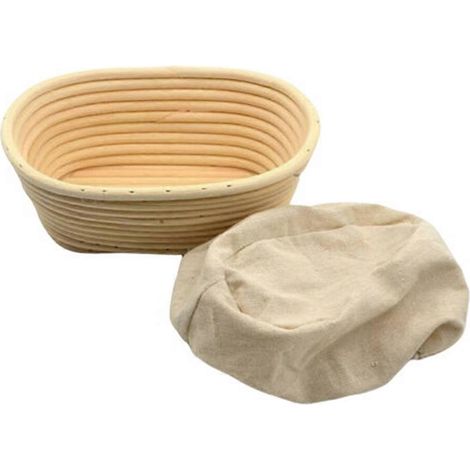 Panier de fermentation ovale pour pain - 17 x 12 x 6 cm (1/5)