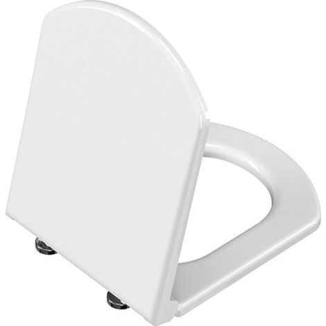 Abattant WC fermeture frein de chute rétro VitrA Valarte blanc mat