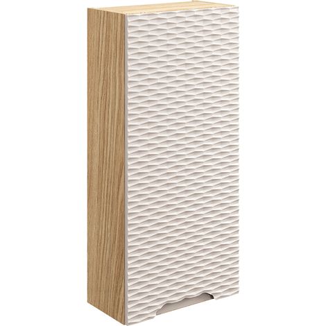 Demi-colonne 1 porte Elora Beige et Bois (1/5)